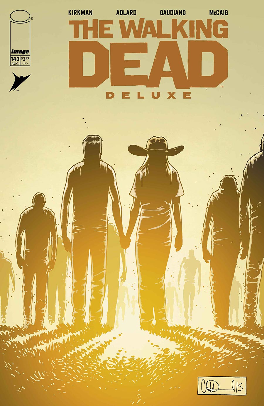 Walking Dead Deluxe #143 Cover B Variant Charlie Adlard & Dave McCaig Cover