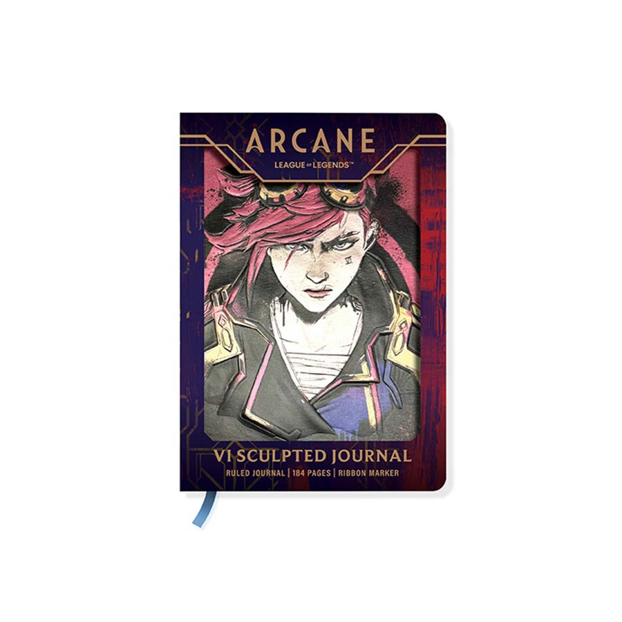 Arcane League Of Legends Sculpted Journal Vi HC
