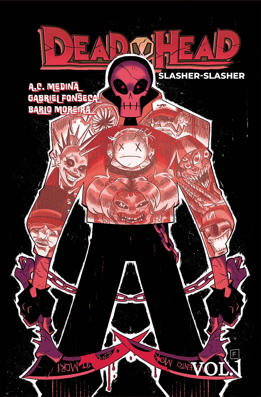 Dead Head Vol 1 The Slasher-Slasher TP Variant Bruno Ferrante Cover