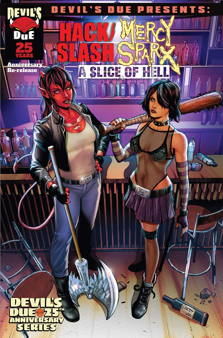 Devils Due Presents Hack Slash Mercy Sparx A Slice Of Hell #1 (One Shot) Cover C Variant Renan Shody Cover