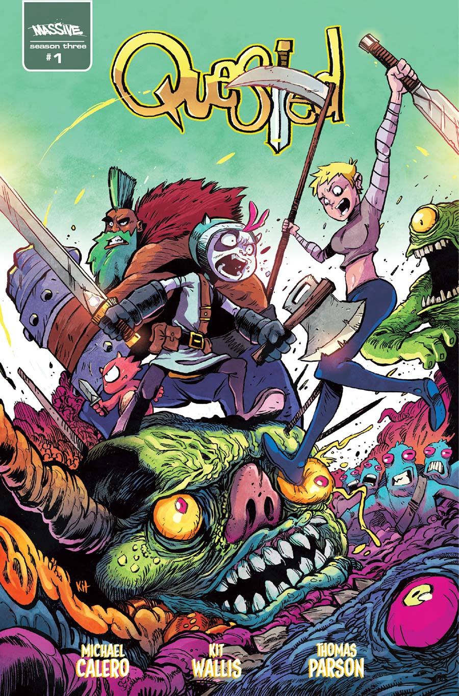 Quested Season 3 #1 Cover B Variant Kit Wallis Cover