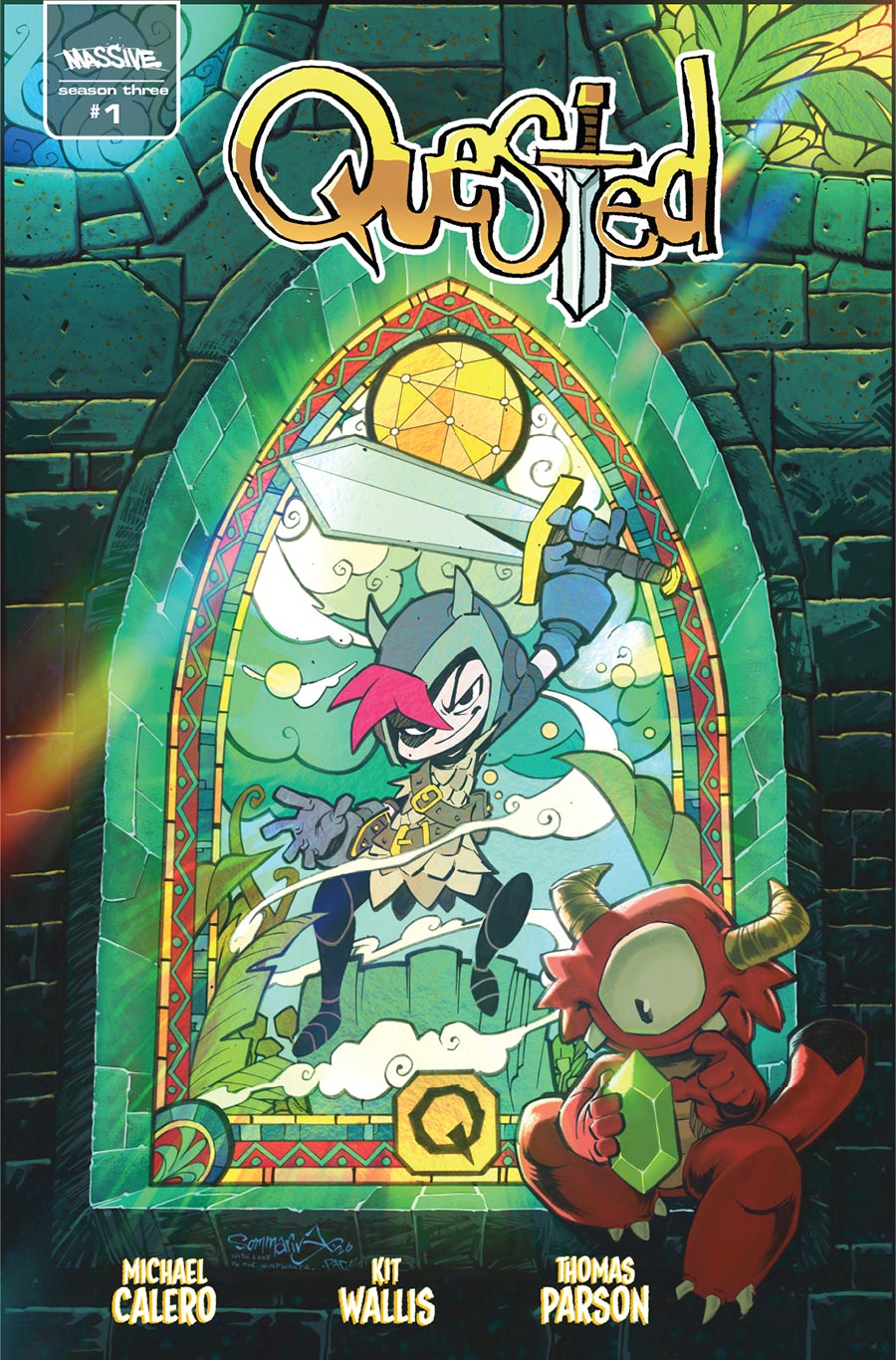 Quested Season 3 #1 Cover F Incentive Jon Sommariva Variant Cover