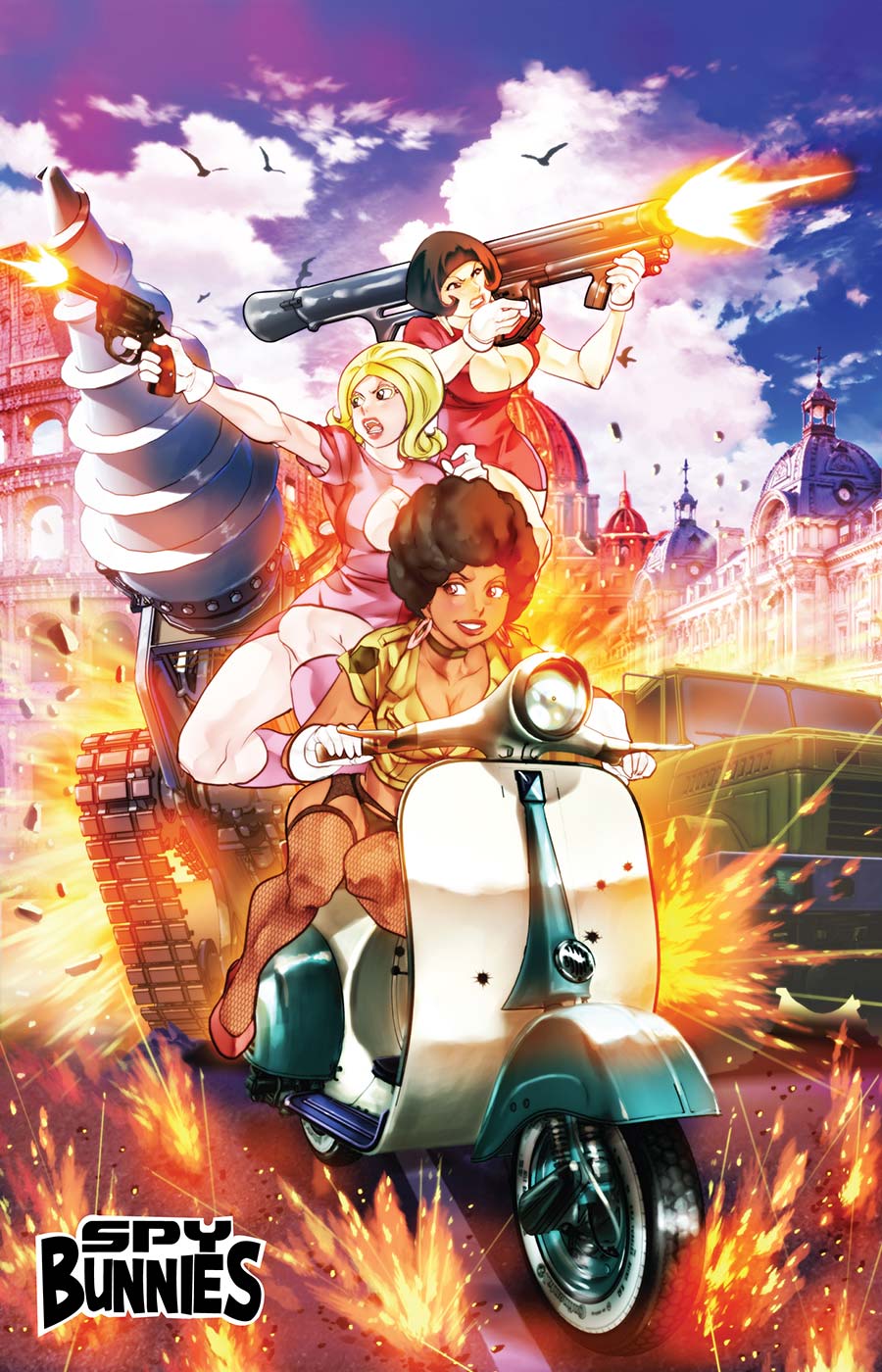 Spy Bunnies #2 Cover B Variant Erwin Prasetya Cover