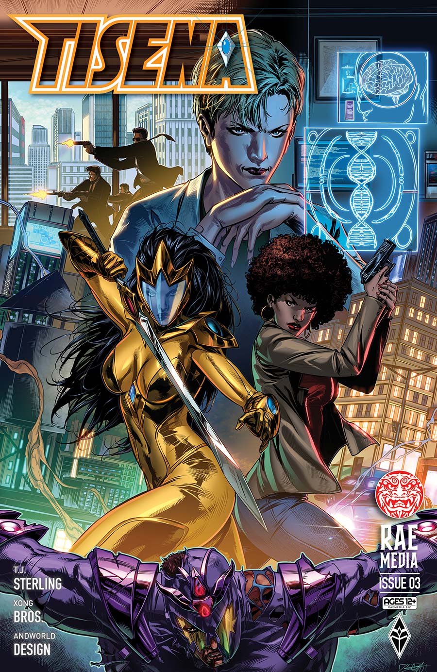 Tisena #3 The Woman Of Tomorrow Cover C Variant Caanan White & The Xong Bros Cover