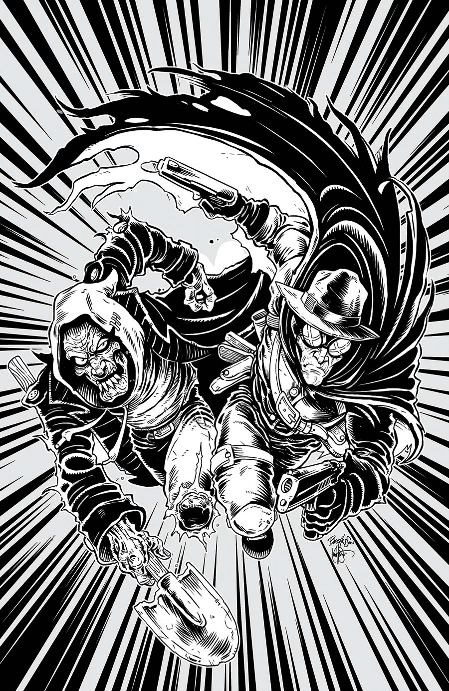 Living Corpse Hexx Files #1 Cover C Limited Edition Ken Haeser & Buz Hasson Variant Cover