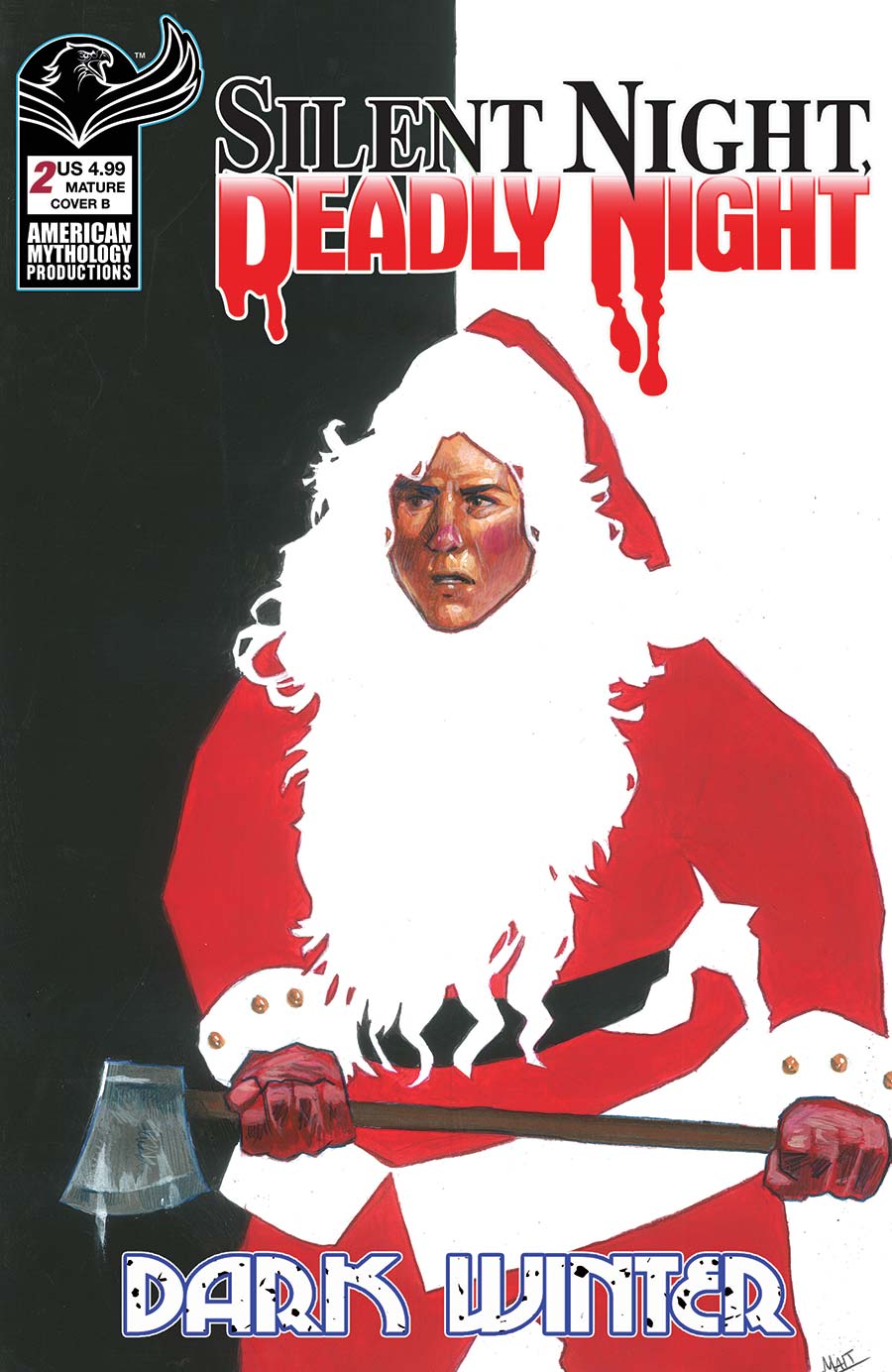 Silent Night Deadly Night Dark Winter #2 Cover B Variant Paul Maitland Cover