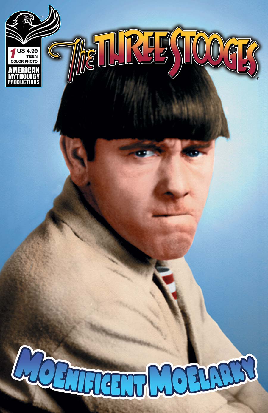 Three Stooges Moenificent Moelarky #1 Cover B Variant Color Photo Cover