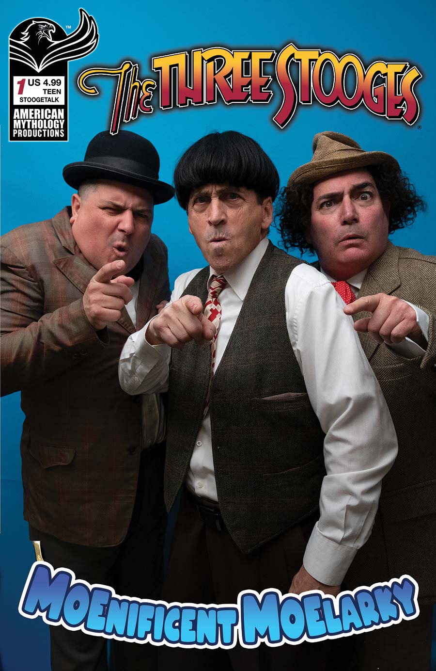 Three Stooges Moenificent Moelarky #1 Cover D Variant Stoogetalk Photo Cover