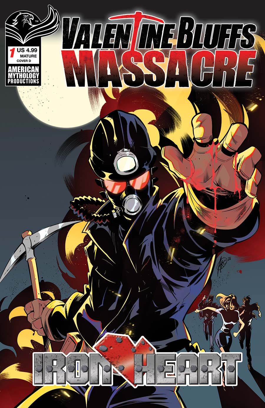 Valentine Bluffs Massacre Iron Heart #1 Cover D Variant Andrea Arcari Cover