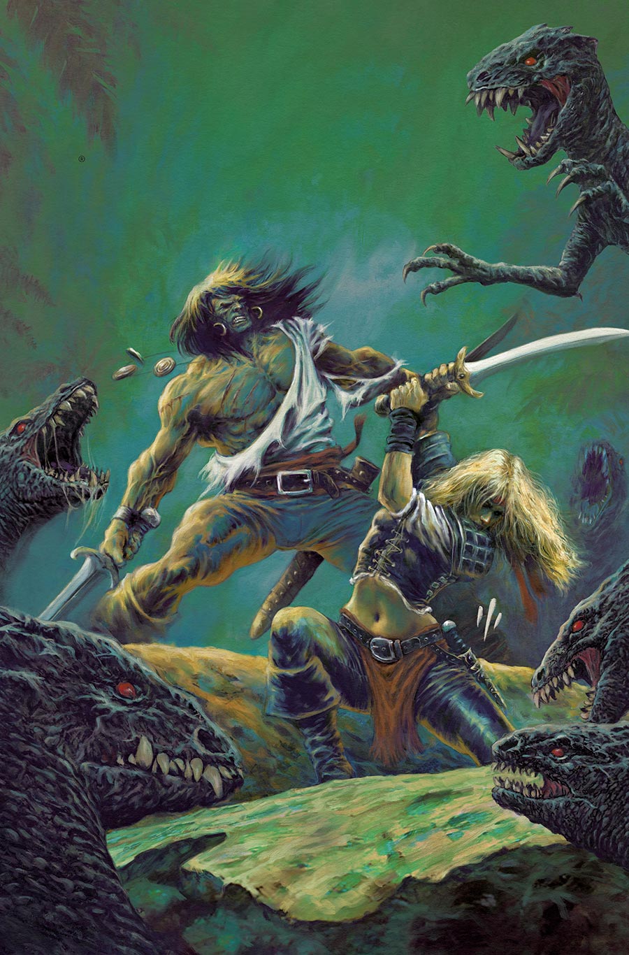 Conan The Barbarian Vol 5 #34 Cover E Variant Juan Alberto Hernandez Virgin Card Stock Cover