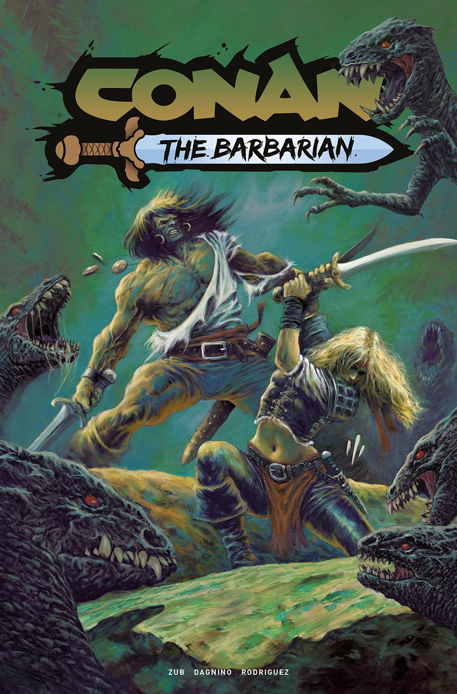 Conan The Barbarian Vol 5 #34 Cover F Variant Juan Alberto Hernandez Glow-In-The-Dark Cover