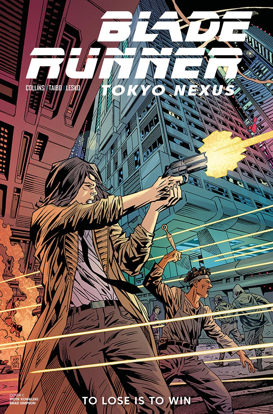 Blade Runner Tokyo Nexus To Lose Is To Win #4 Cover C Variant Piotr Kowalski Cover