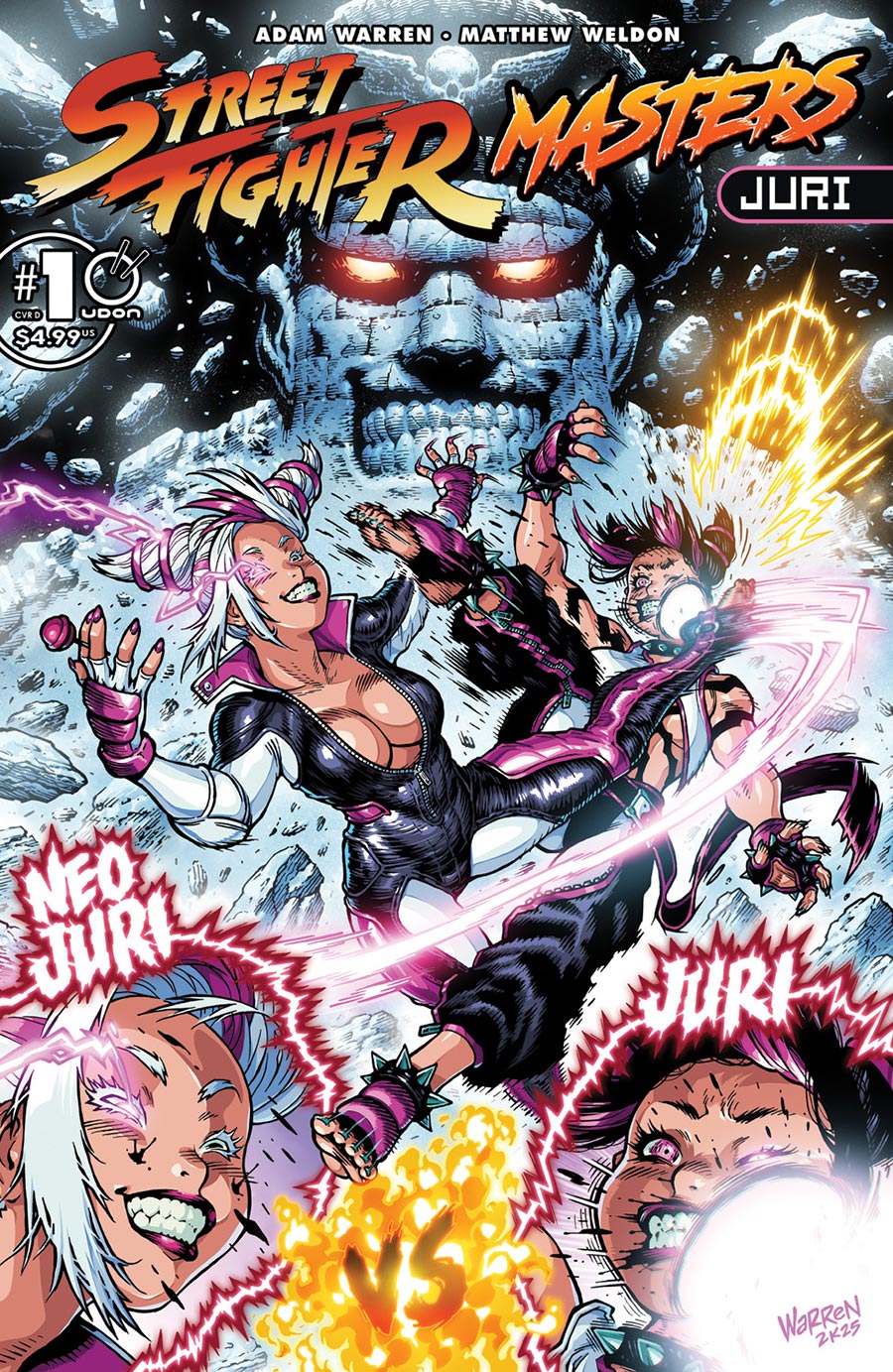 Street Fighter Masters Juri #1 (One Shot) Cover D Incentive Adam Warren Variant Cover