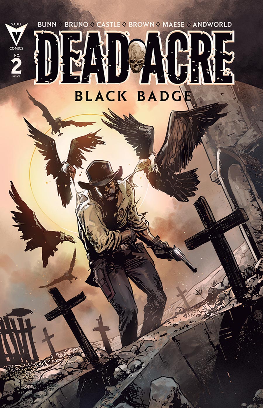 Dead Acre Black Badge #2 Cover B Incentive Nathan Gooden Variant Cover