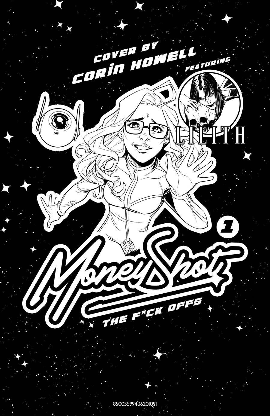 Money Shot The F*ck Offs #1 Cover I Variant Corin Howell Lilith Crossover NSFW Black Bag Cover With Polybag (Limit 1 Per Customer)