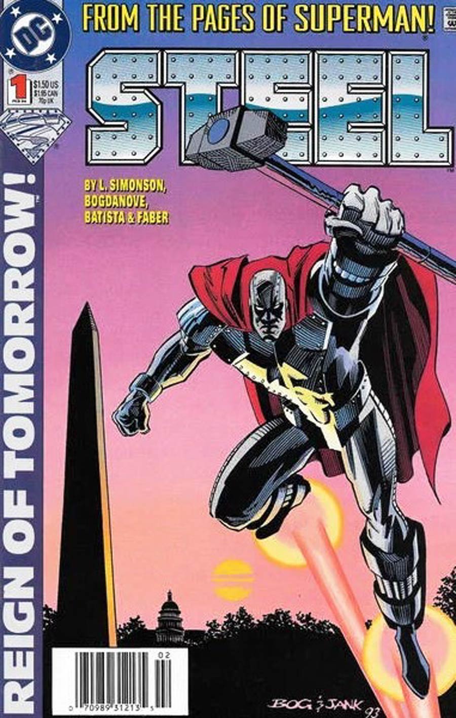 Steel #1 Cover G Newsstand Edition