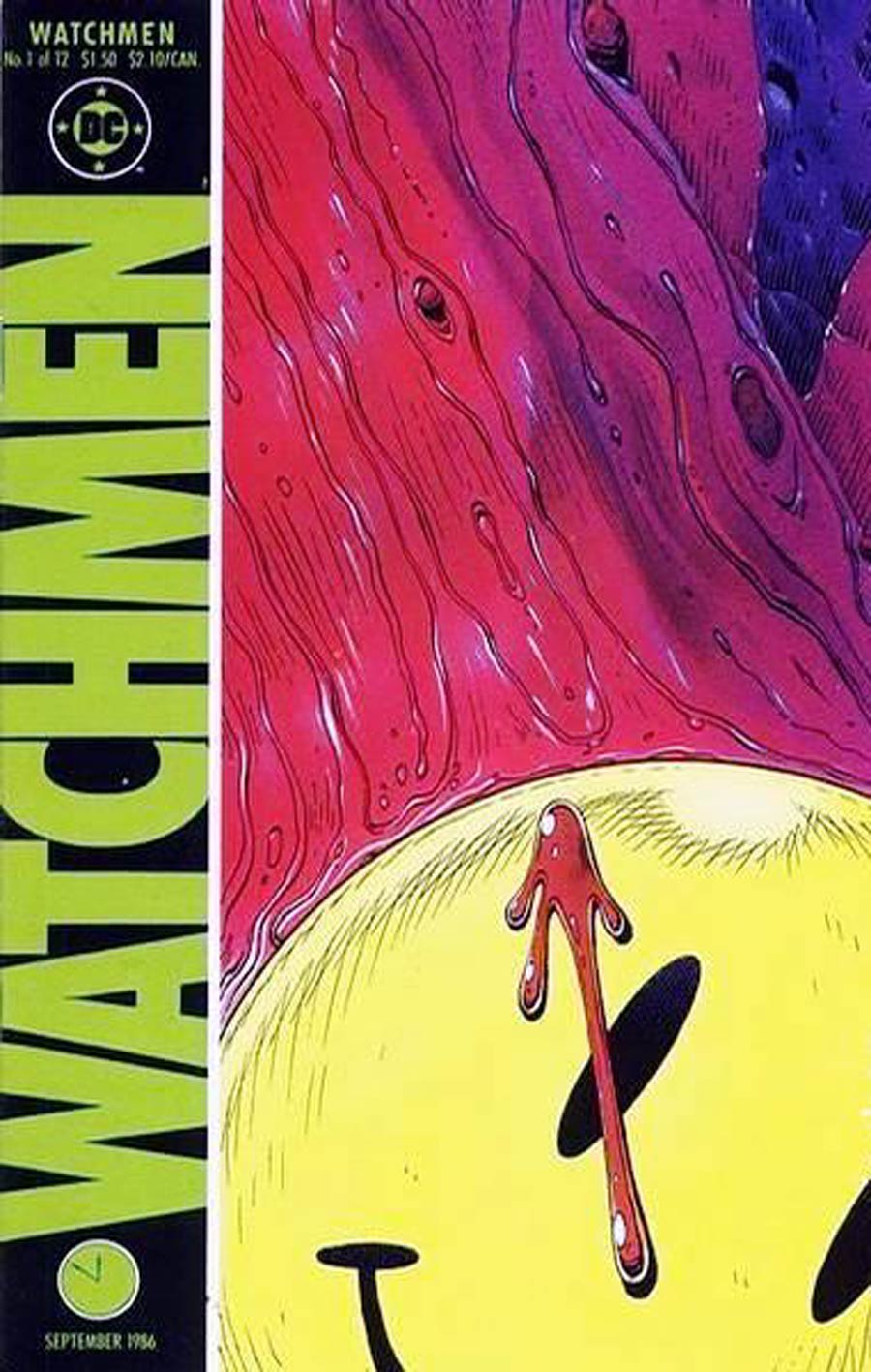 Watchmen #1 Cover E Signed By Alan Moore With COA