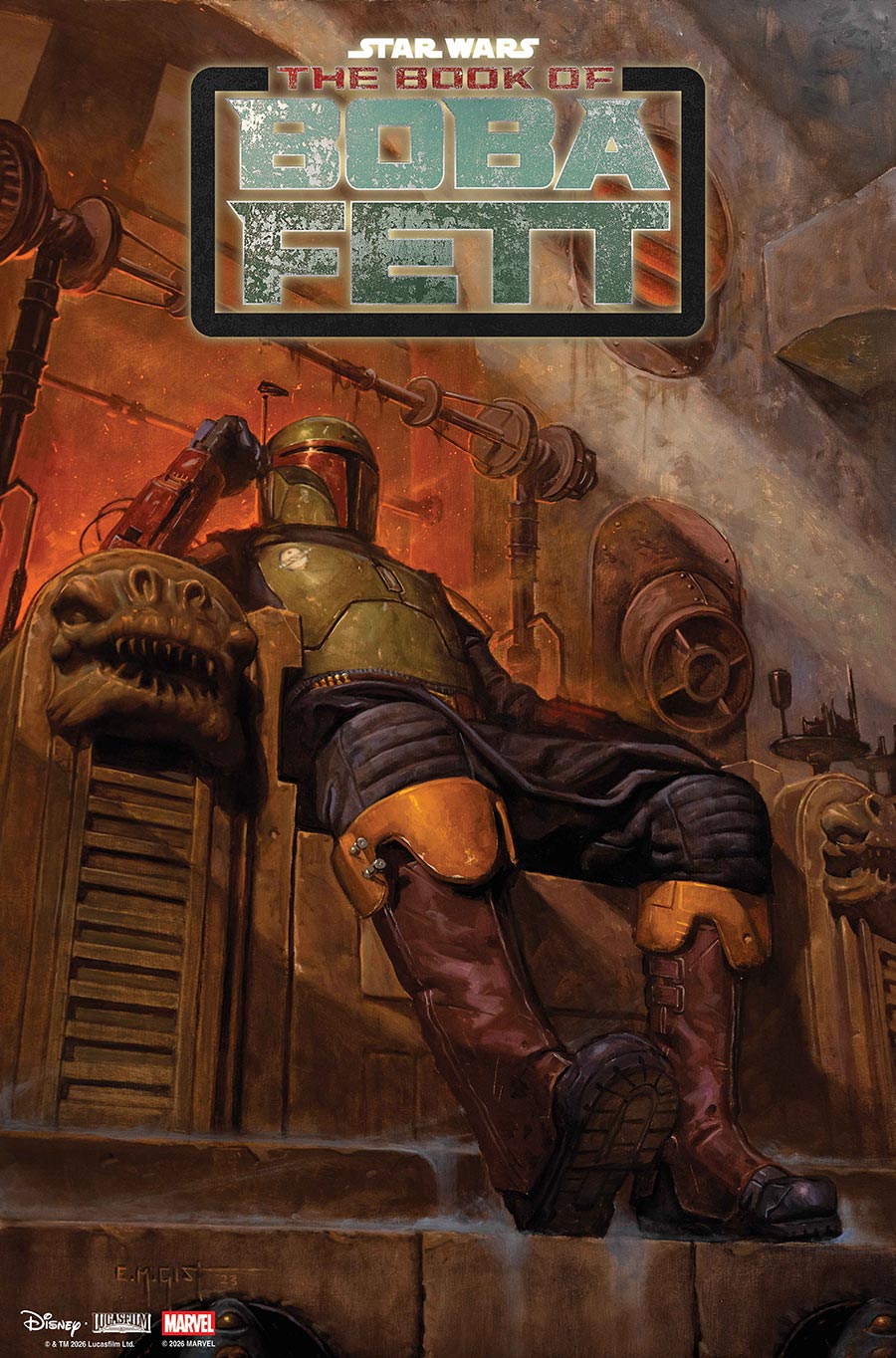 Star Wars The Book Of Boba Fett #1 Cover B Variant EM Gist Cover