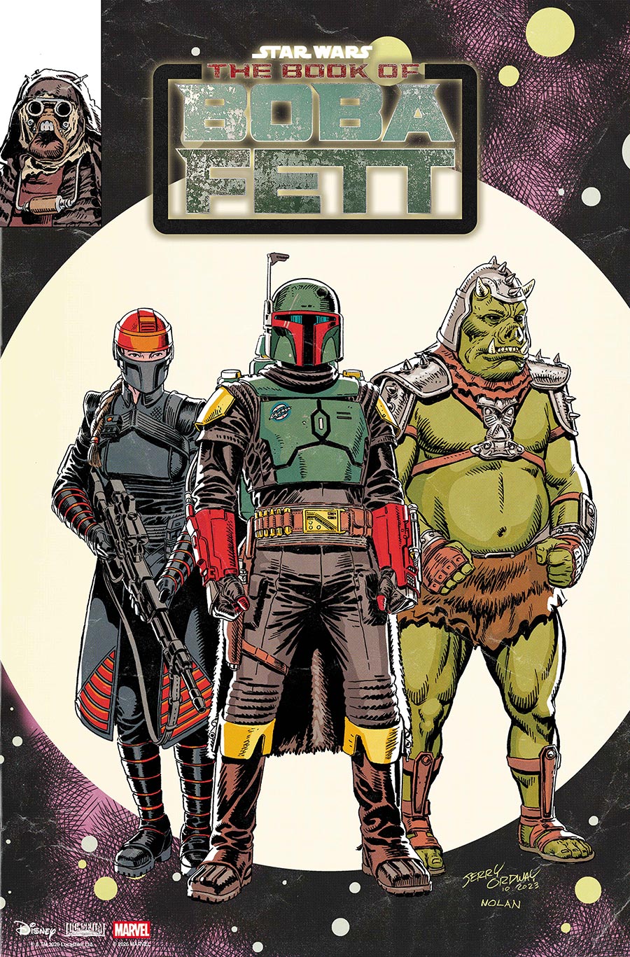 Star Wars The Book Of Boba Fett #1 Cover E Incentive Jerry Ordway Variant Cover