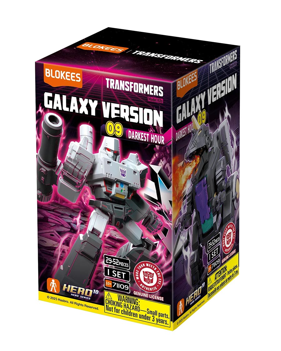 Blokees Transformers Galaxy Version 10 Transformers The Movie 3 Sixshot Blind Box Model Kit
