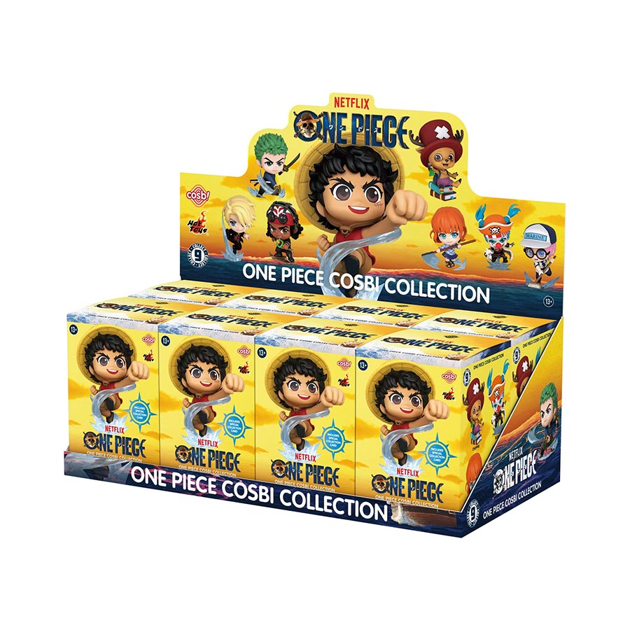 One Piece Netflix Cosbi Collection Blind-Box Mini-Figure Case (8-Count)