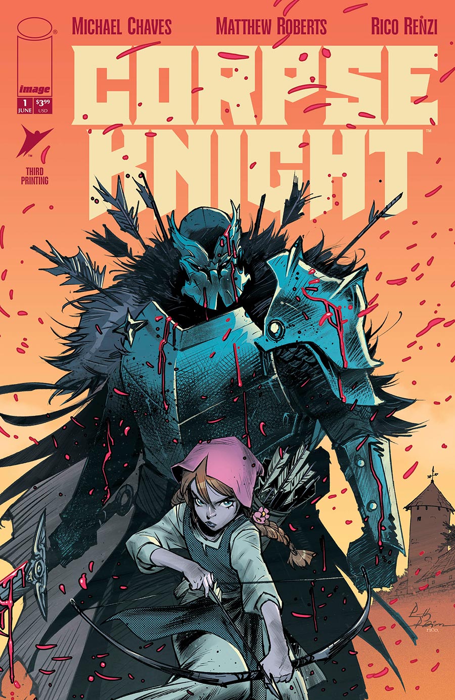Corpse Knight #1 Cover L 3rd Ptg