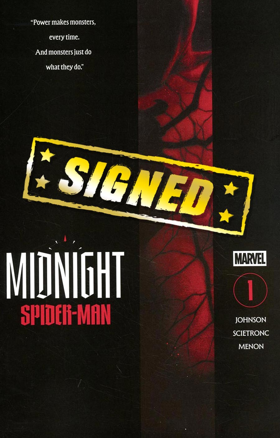 Midnight Spider-Man #1 Cover L Regular Steve Beach Cover Signed By Phillip Kennedy Johnson