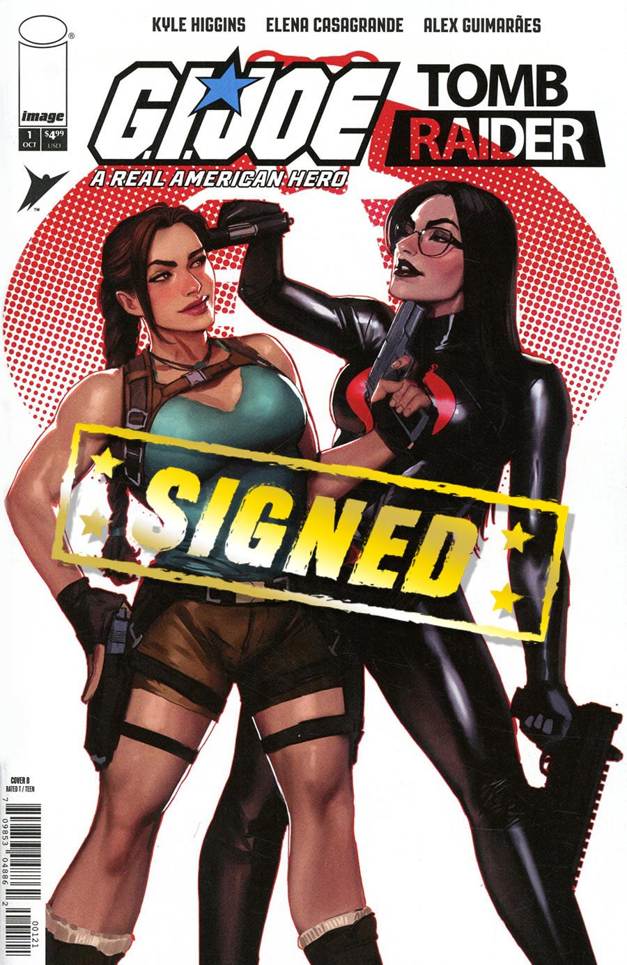 GI Joe A Real American Hero Tomb Raider #1 Cover I Variant Stjepan Sejic Cover Signed By Kyle Higgins