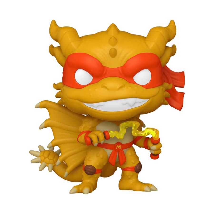 POP Animation TMNT X Godzilla Michelangelo X King Ghidorah Vinyl Figure