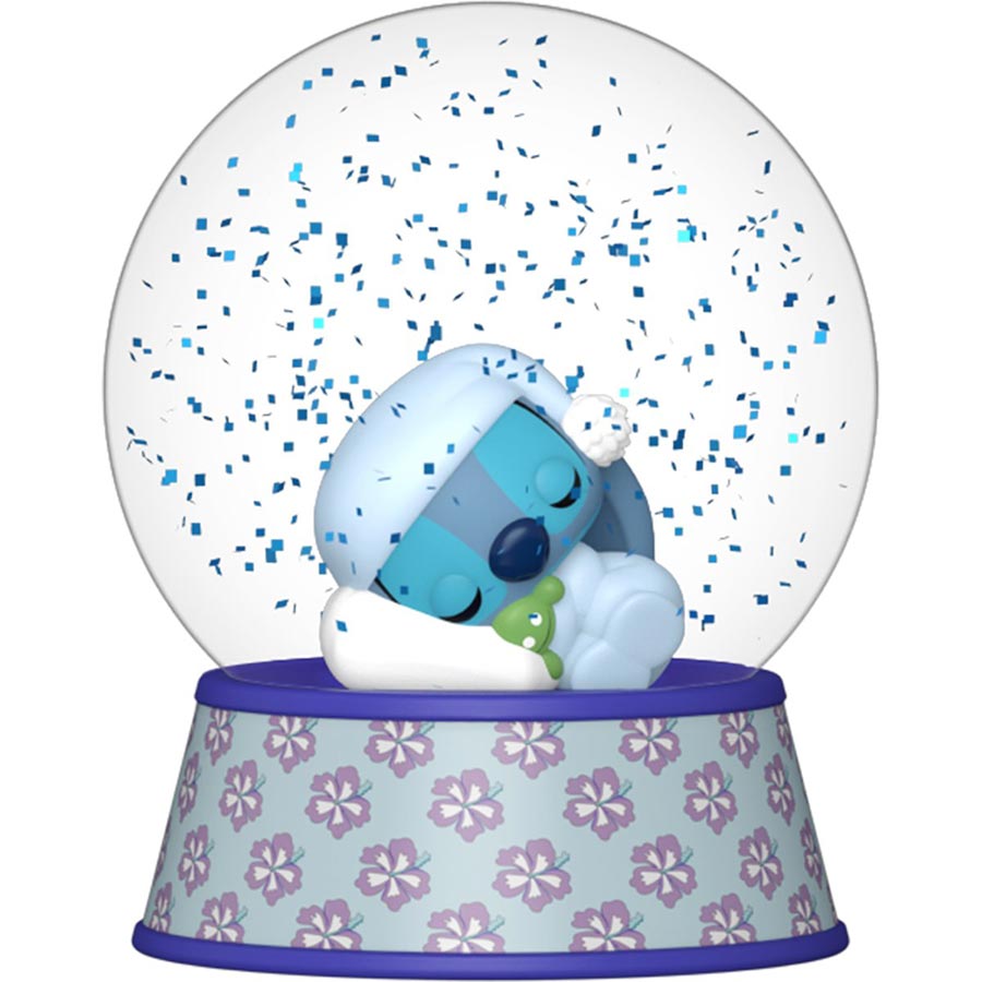 POP Snow Globe Disney Lilo & Stitch Glitter Globe - Sleeping Stitch