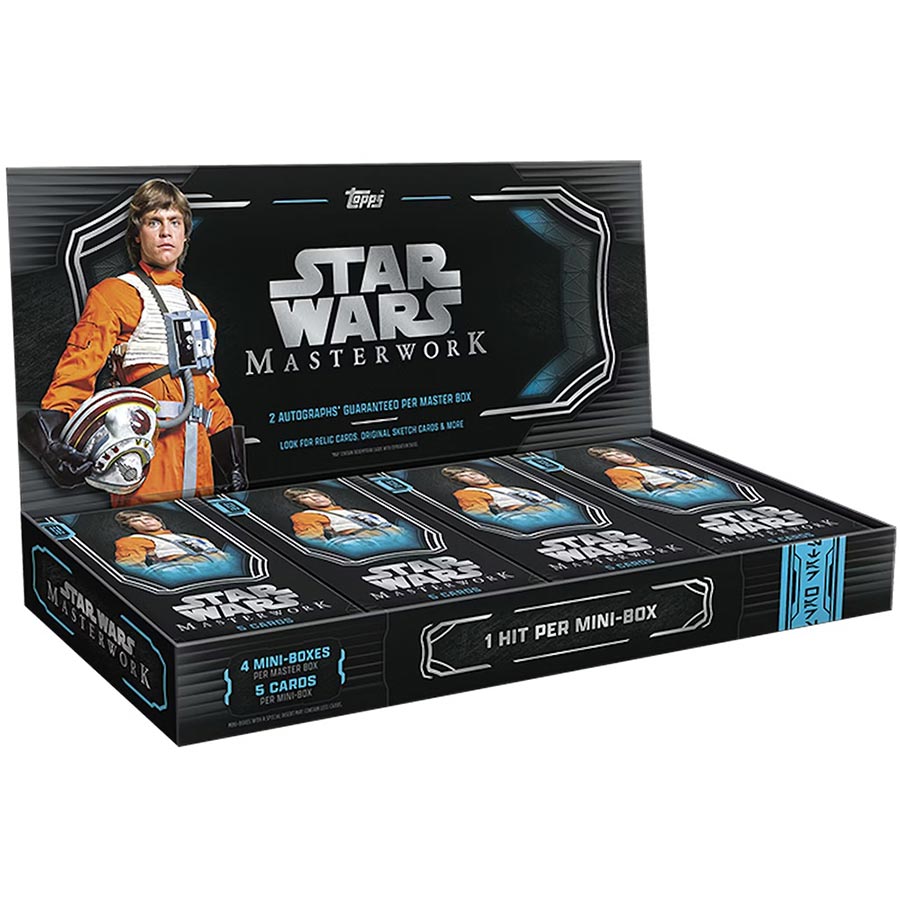 Topps 2025 Star Wars Masterworks Hobby Box Display