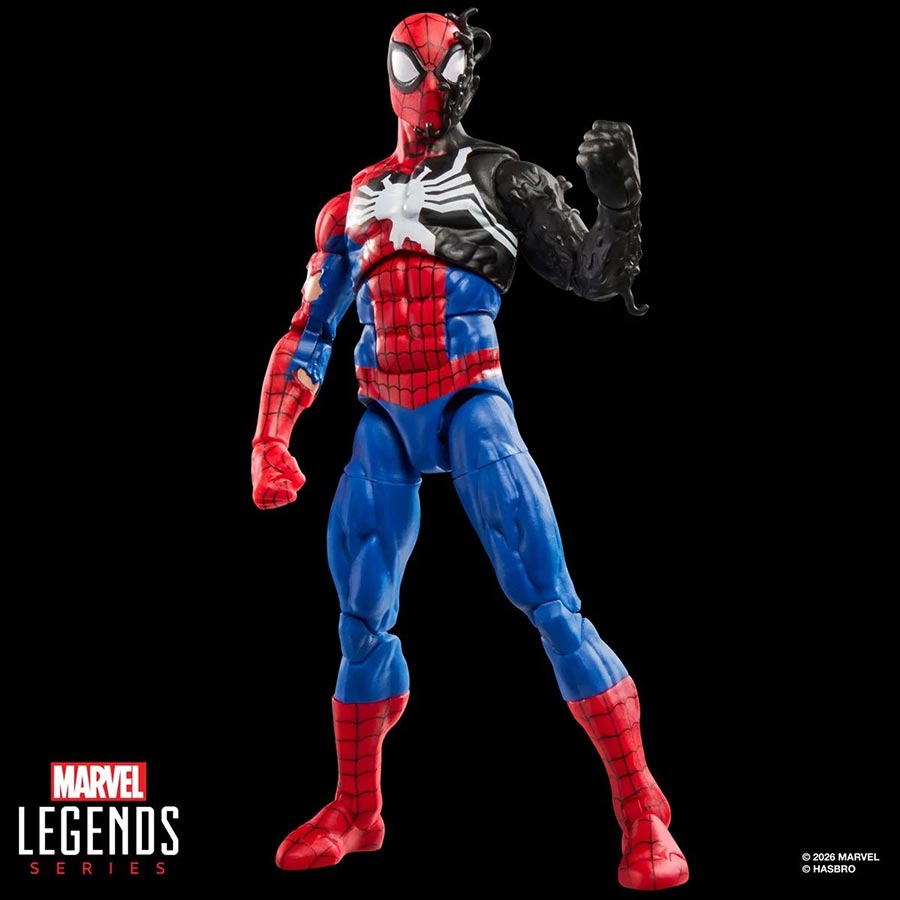 Marvel Legends Secret Wars Spider-Man Alien Costume 6-Inch Action Figure