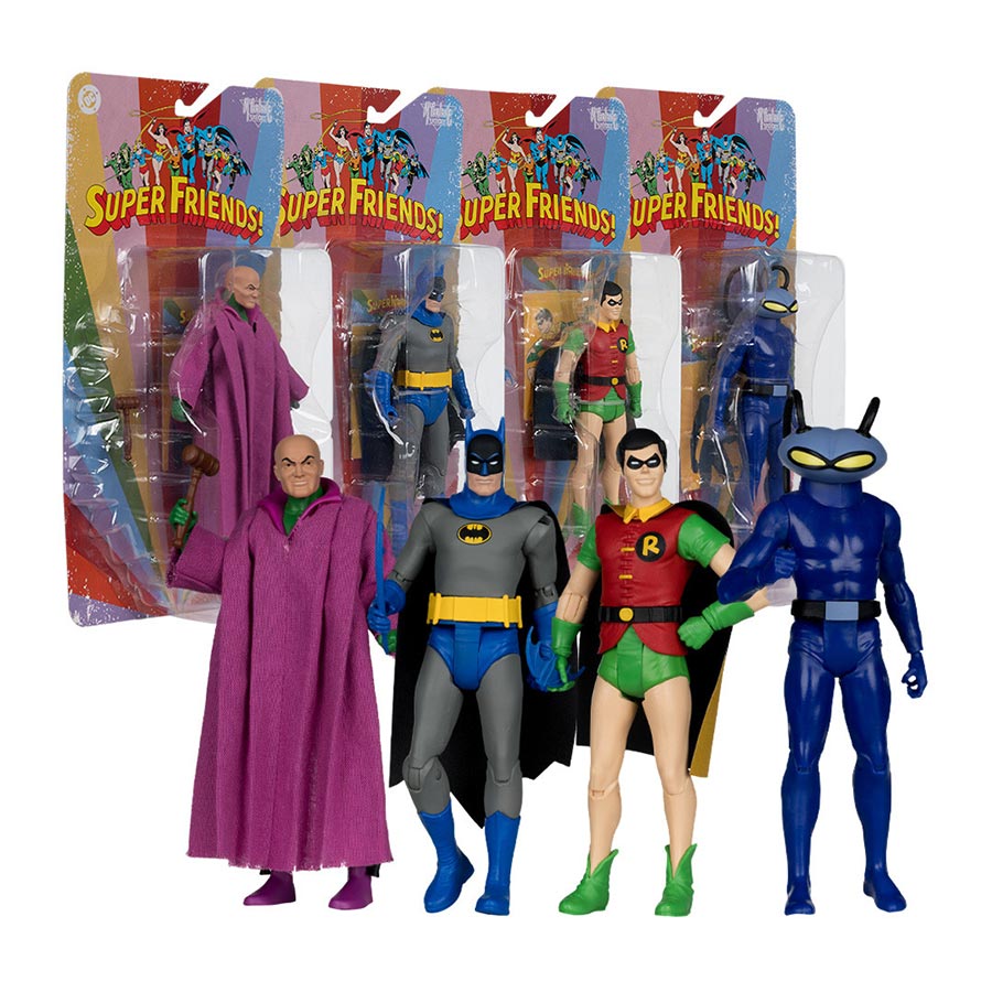 DC Retro Wave 15 Super Friends 6-Inch Action Figure Case of 6