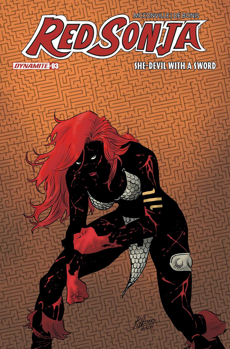 Red Sonja She-Devil With A Sword #3 Cover M Variant Pablo de Bonis Absolute Homage Cover