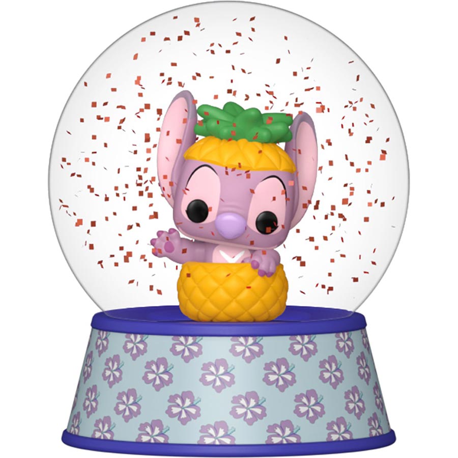 POP Snow Globe Disney Lilo & Stitch Glitter Globe - Angel In Pineapple