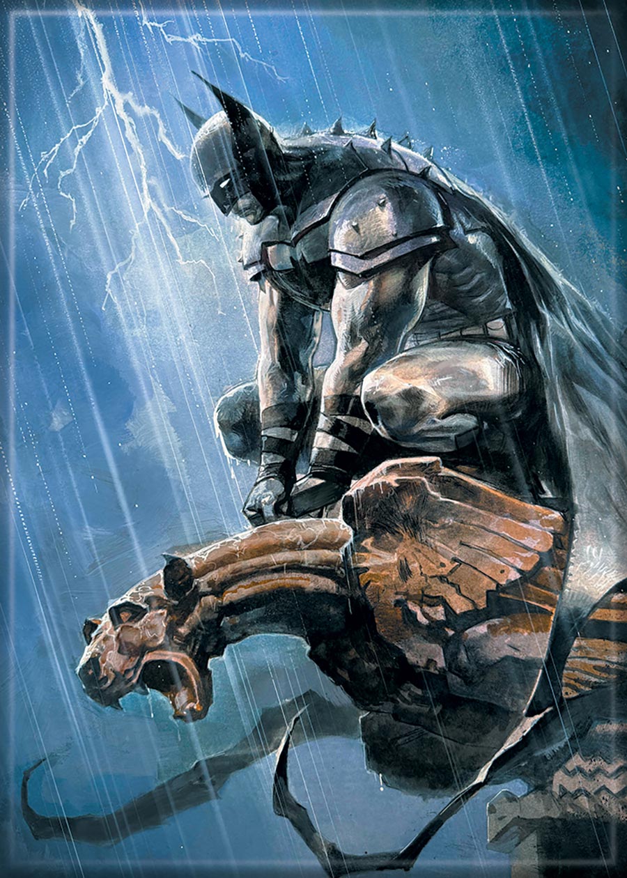 DC Absolute Batman In The Rain Lightning Magnet