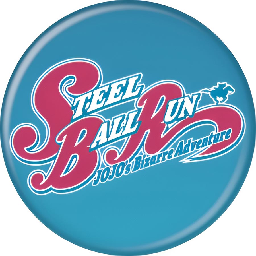 JoJos Bizarre Adventure S6 Steel Ball Run Logo Button