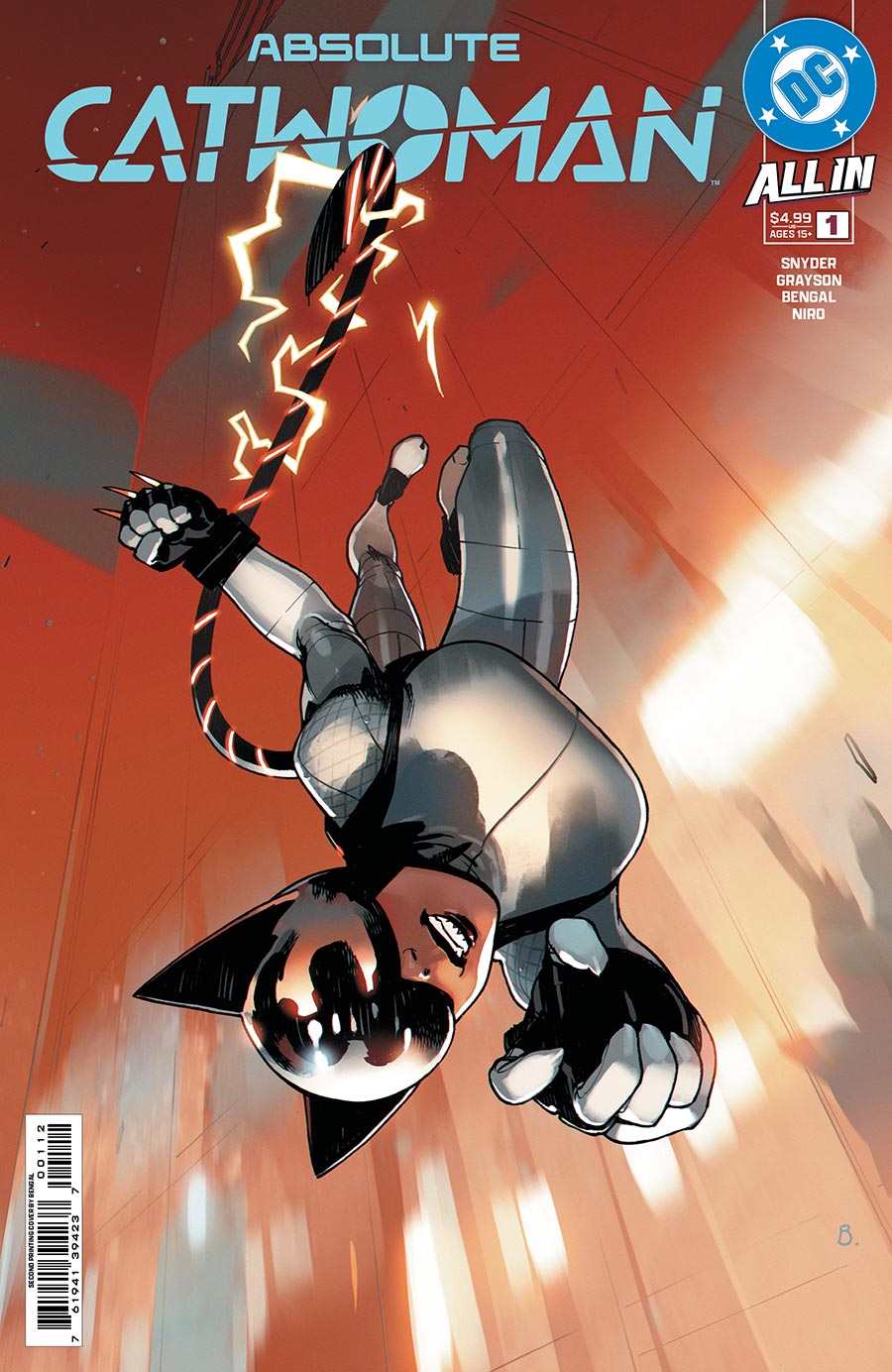 Absolute Catwoman #1 Cover I 2nd Ptg A Bengal Logo Color Variant Cover (DC All In)