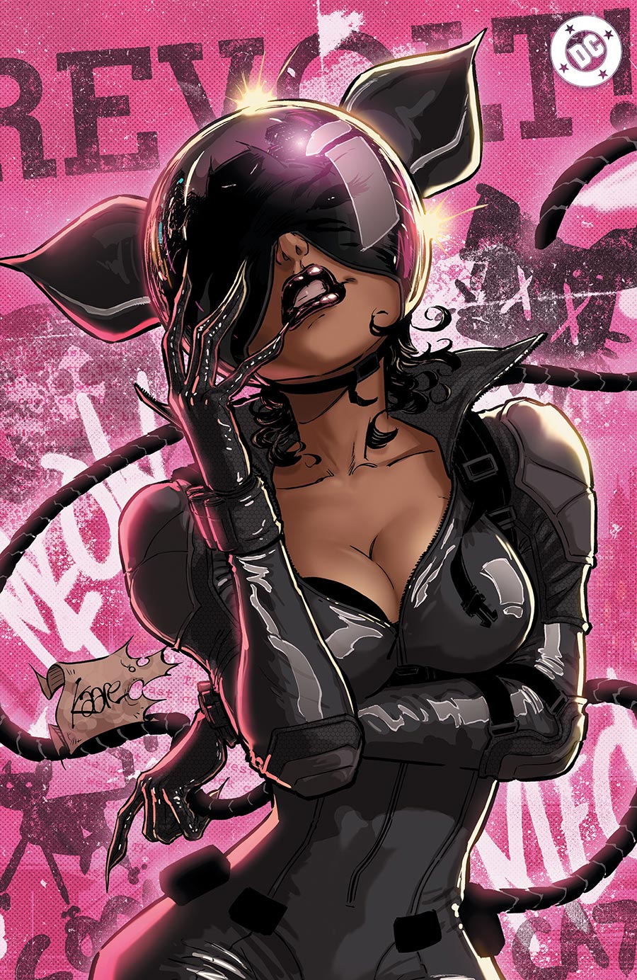 Absolute Catwoman #1 Cover K 2nd Ptg C Kaare Andrews Foil Variant Cover (DC All In)