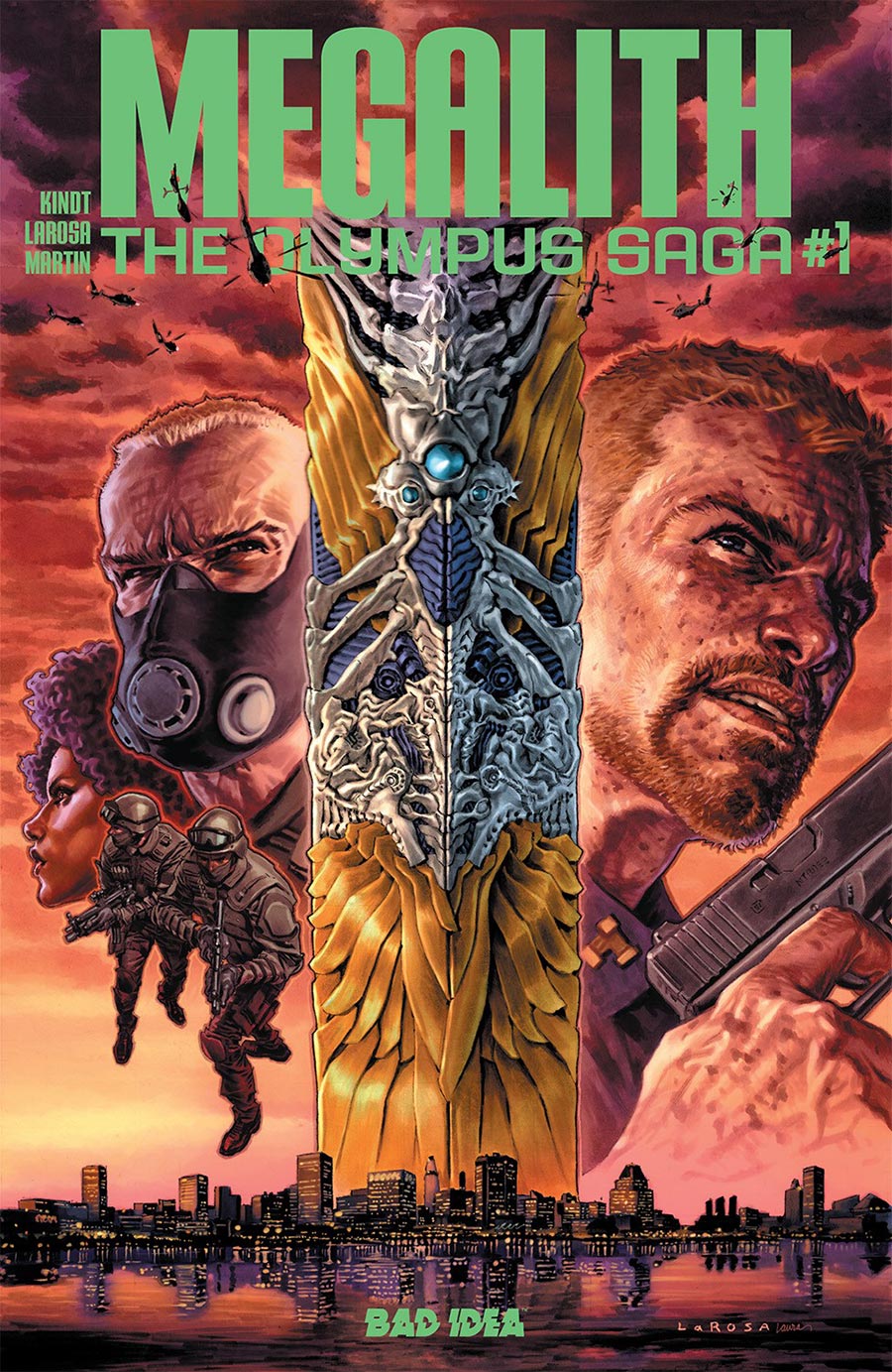 Olympus Saga Megalith #1 Cover Z-N 2nd Ptg A Lewis LaRosa Variant Cover