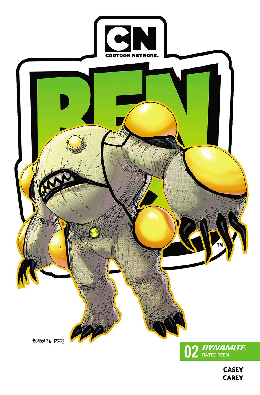 Ben 10 Vol 2 #2 Cover T 2nd Ptg A Robert Carey Variant Cover