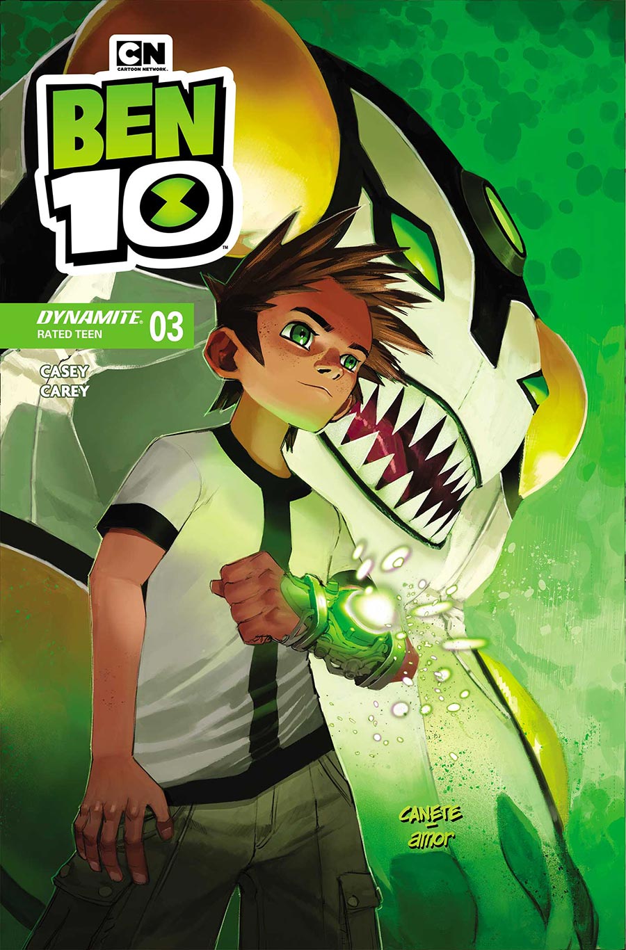 Ben 10 Vol 2 #3 Cover Q Incentive Eric Canete Foil Cover