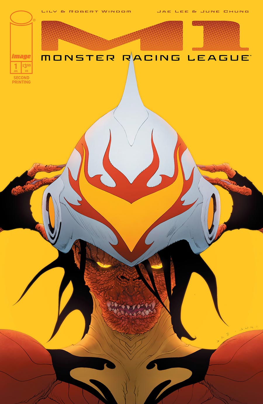 M1 Monster Racing League #1 Cover F 2nd Ptg