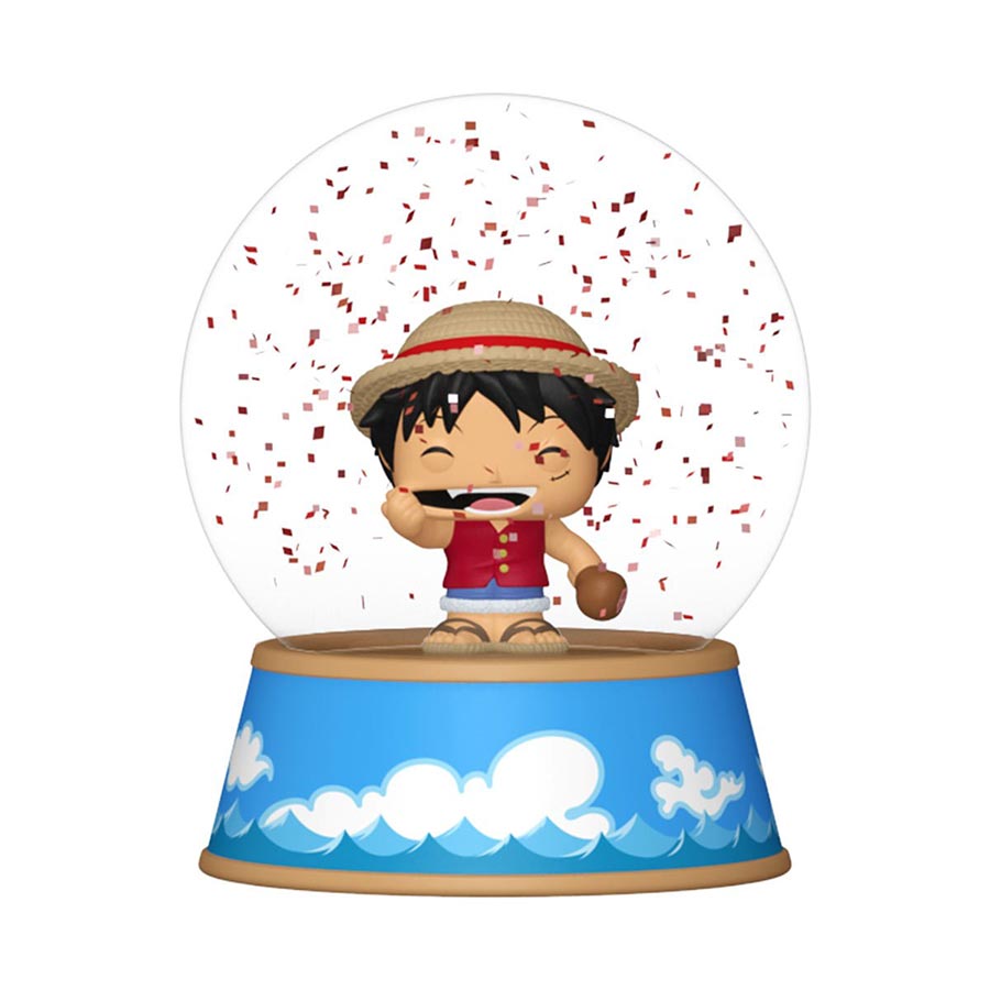 POP Snow Globe One Piece Glitter Globe - Monkey D Luffy