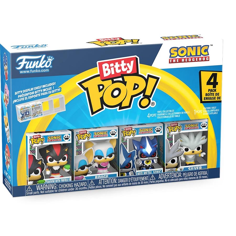 Bitty POP Sonic The Hedgehog 4-Pack Vinyl Figure - Shadow
