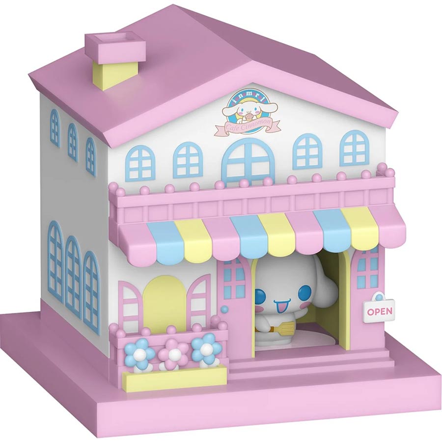 Bitty POP Town Sanrio Cafe Cinnamoroll With Chef Cinnamoroll Vinyl Figure