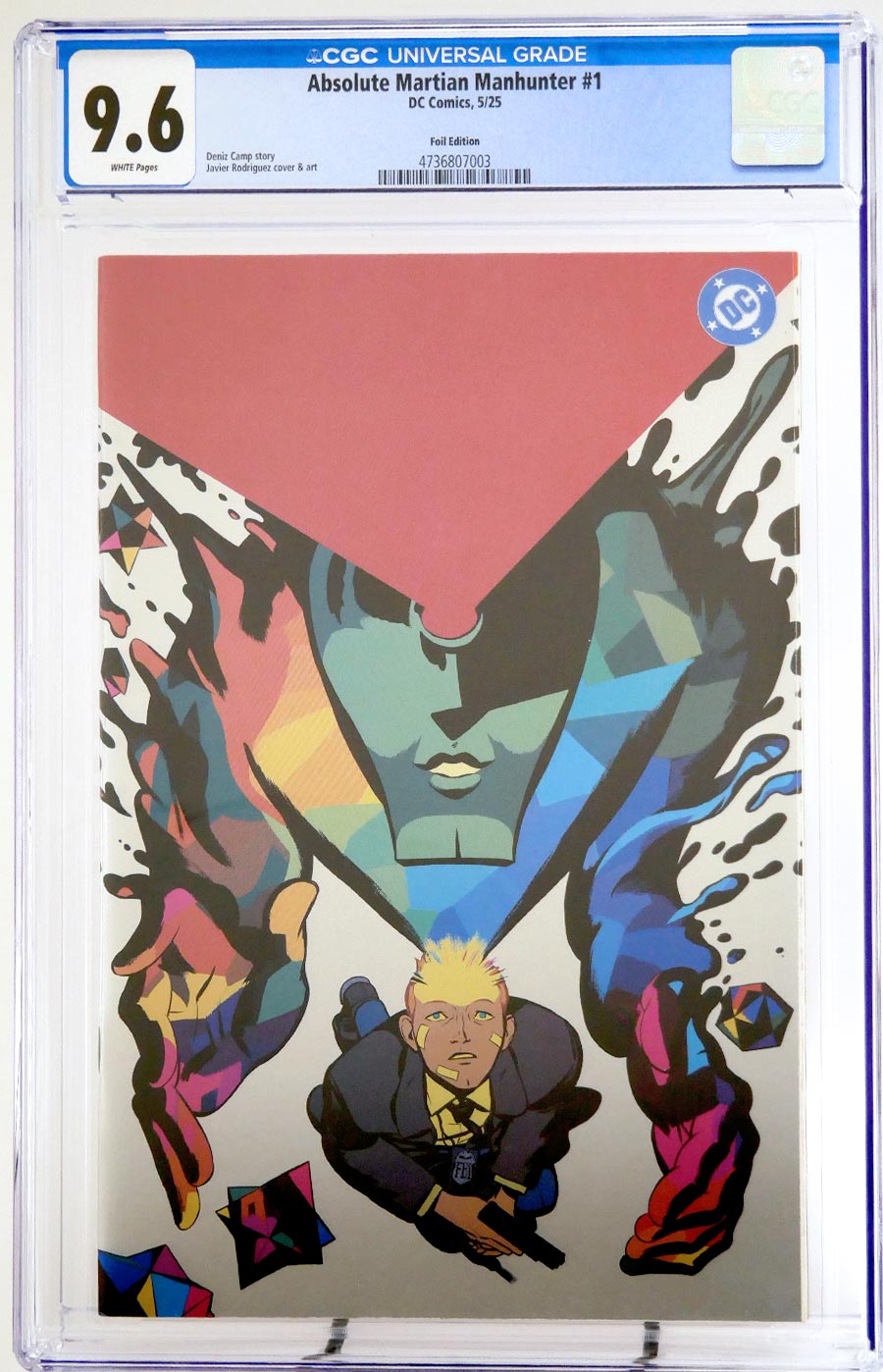 Absolute Martian Manhunter #1 Cover R Variant Javier Rodriguez Foil Cover CGC 9.6 (DC All In)