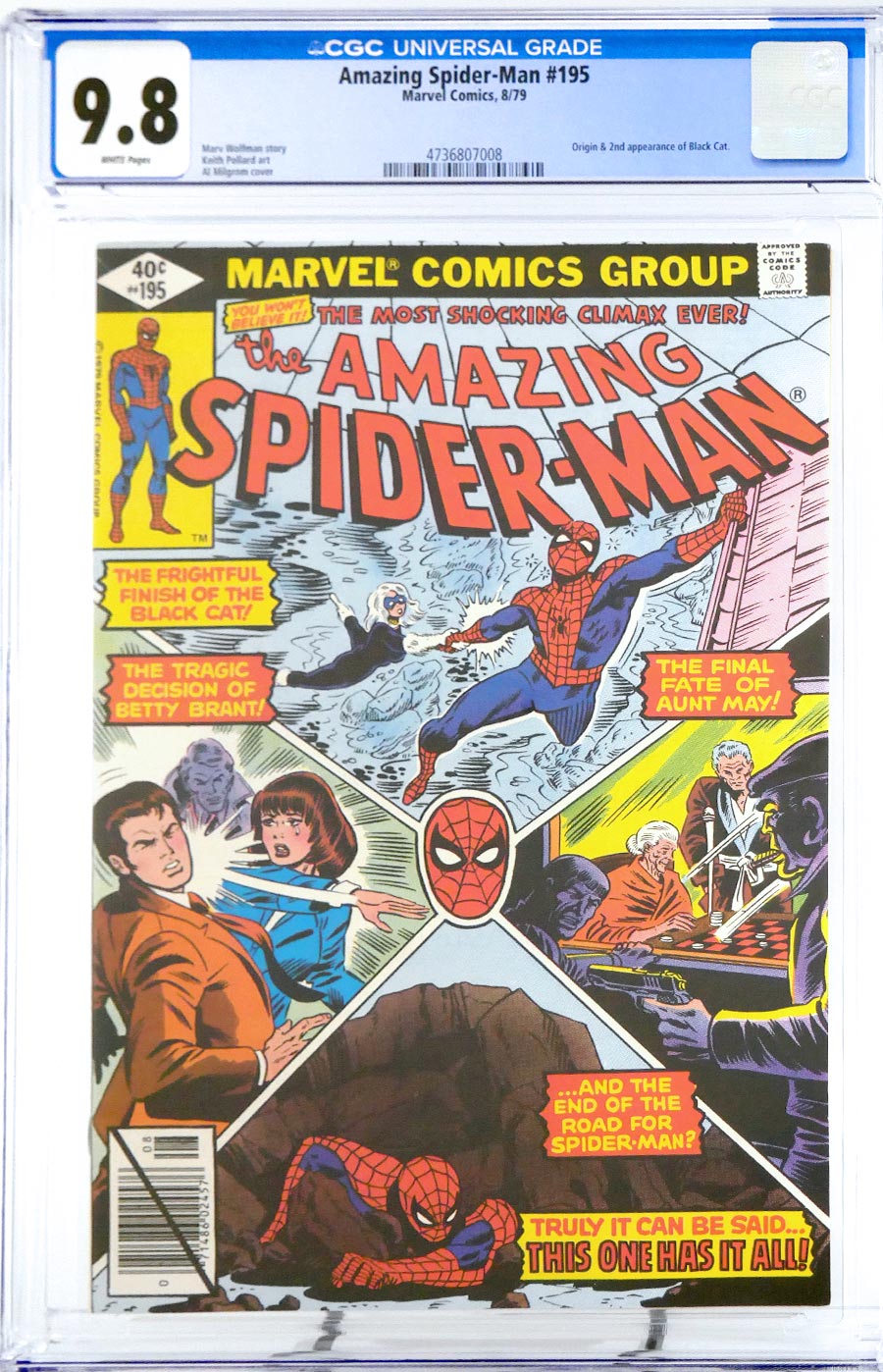 Amazing Spider-Man #195 Cover B CGC 9.8
