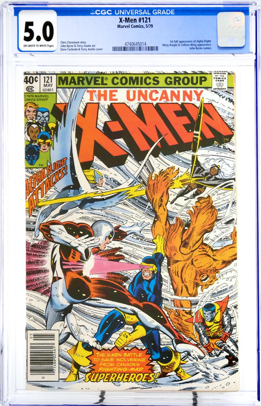 X-Men Vol 1 #121 Cover D CGC 5.0