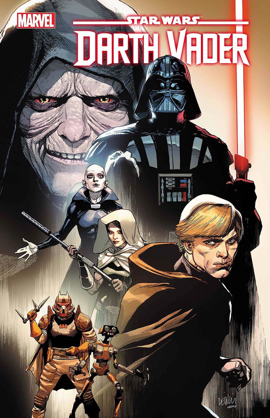 Star Wars Darth Vader #50 Cover I Regular Leinil Francis Yu Cover Signed by Greg Pak (W/CoA)